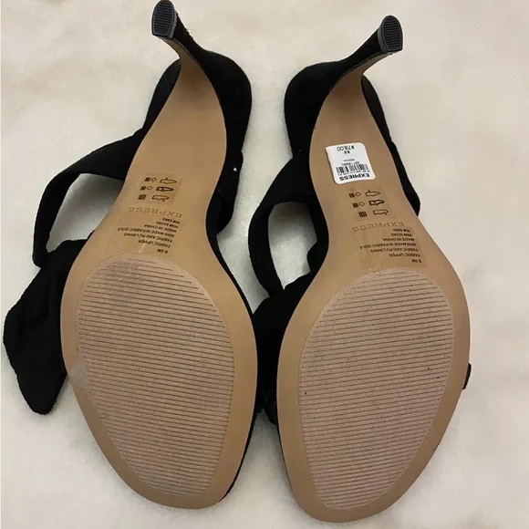 Express Black Slip On Sandals In Black- Size 9.5- New!!!🖤 - Picture 4 of 4